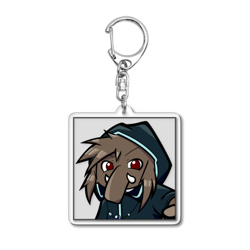 顔アクキーヒュージ