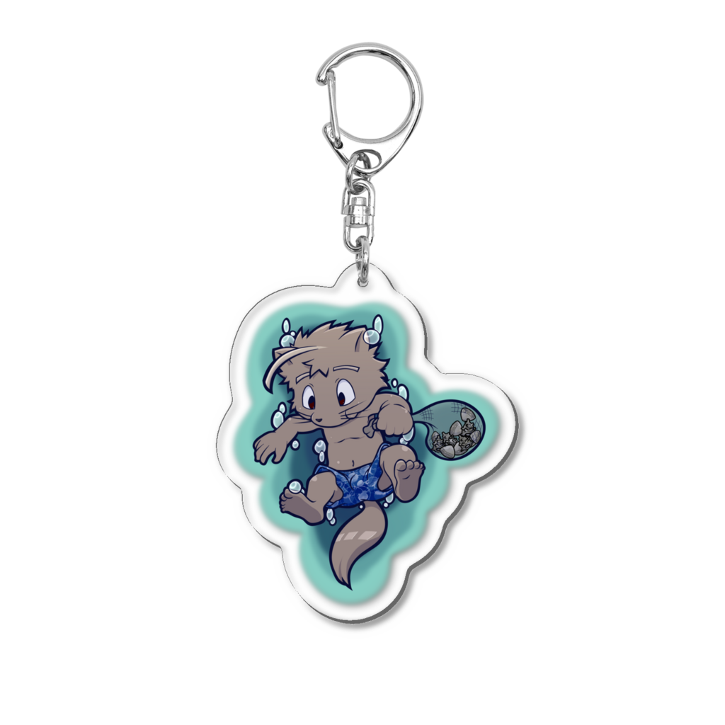 描きおろし水着アクキーカイ