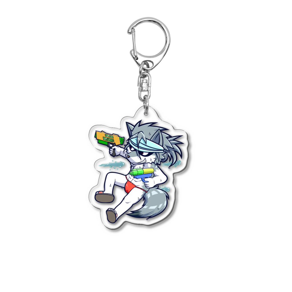 描きおろし水着アクキーウォセ